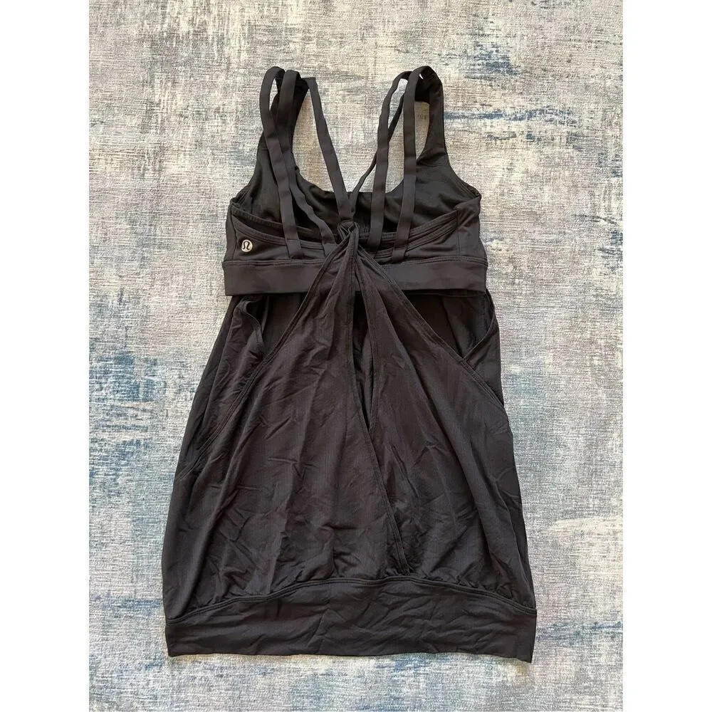 Lululemon Nouveau Limits Tank Black Size 4